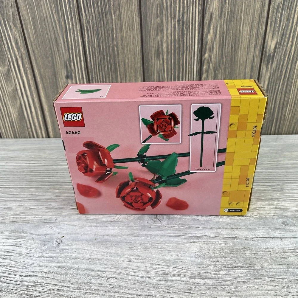 Valentines Day LEGO Flowers: Roses (40460) New Sealed